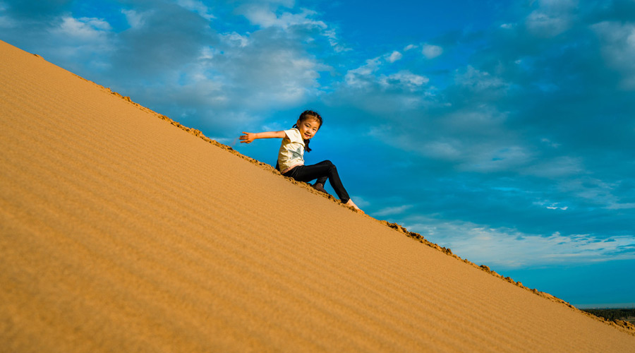 Stunning views in Badain Jaran Desert