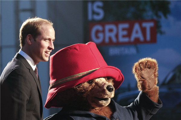 Prince William attends premiere of film 'Paddington' in Shanghai