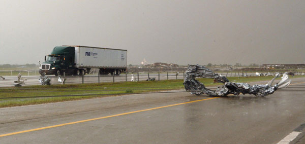 Five killed in Oklahoma tornadoes