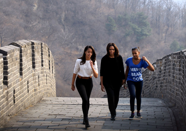 Obamas wowed by China