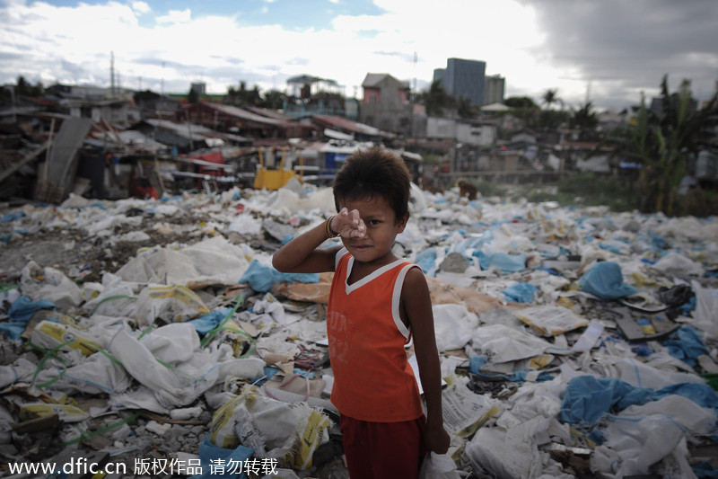 Childhood on the landfill