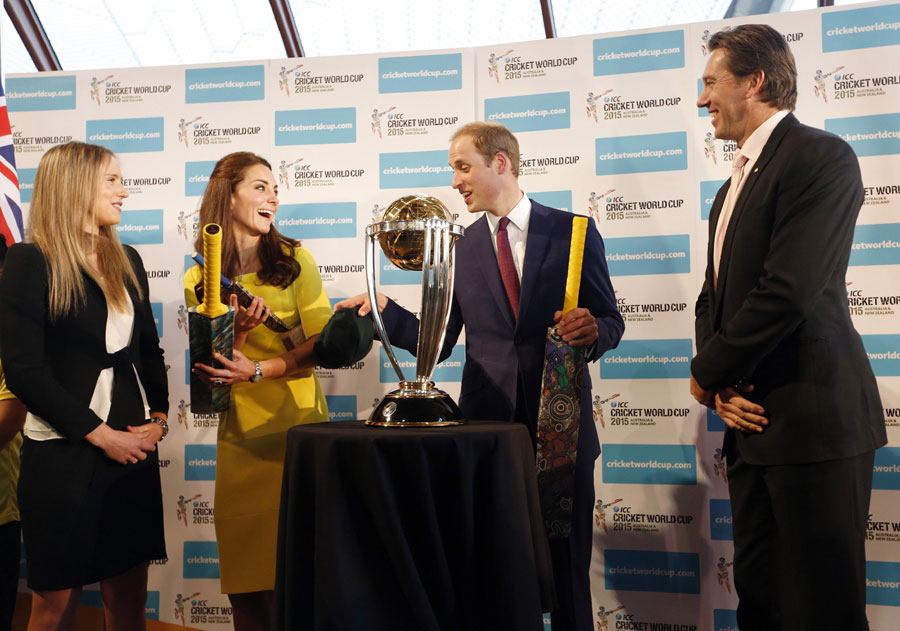 Prince William, Kate cheer for Cricket World Cup