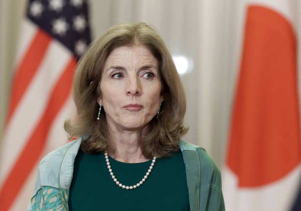 Authorities probe threats against Caroline Kennedy in Japan