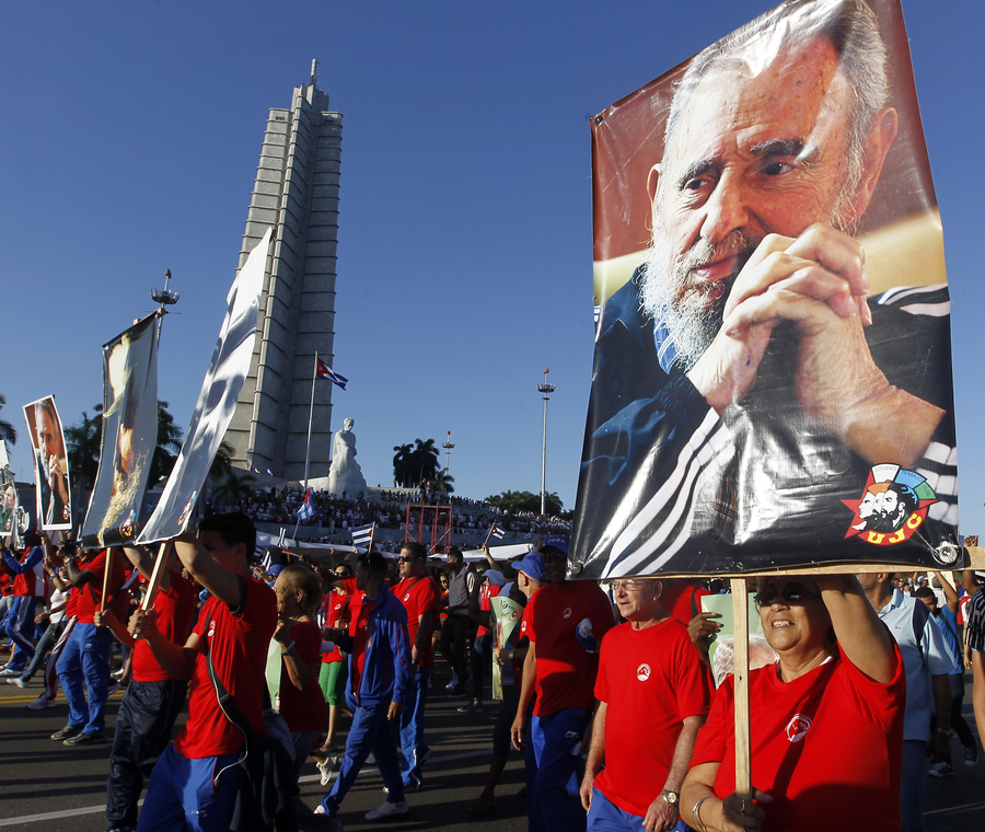 Big rally and military parade in Cuba to mark revolution