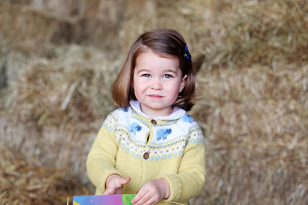 Princess Charlotte about to turn 2