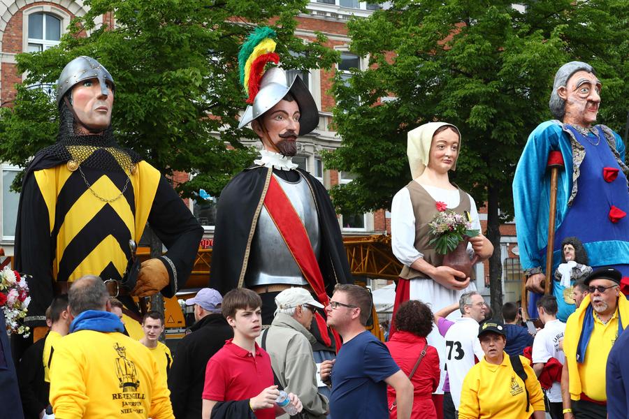 First Giants Parade held in Leuven, Belgium