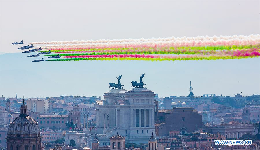 Republic Day military parade held in Rome