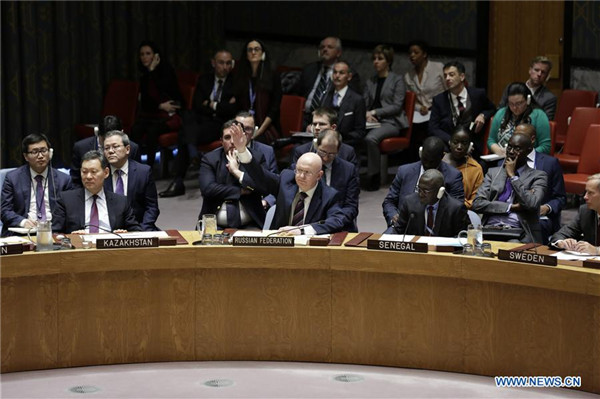 Security Council fails to adopt US-drafted resolution on chemical attacks probe in Syria