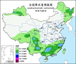 全國17省市今日將受熱浪襲擊 26日華北東北有雨